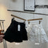 Ruched Up Layered Mini Skirts